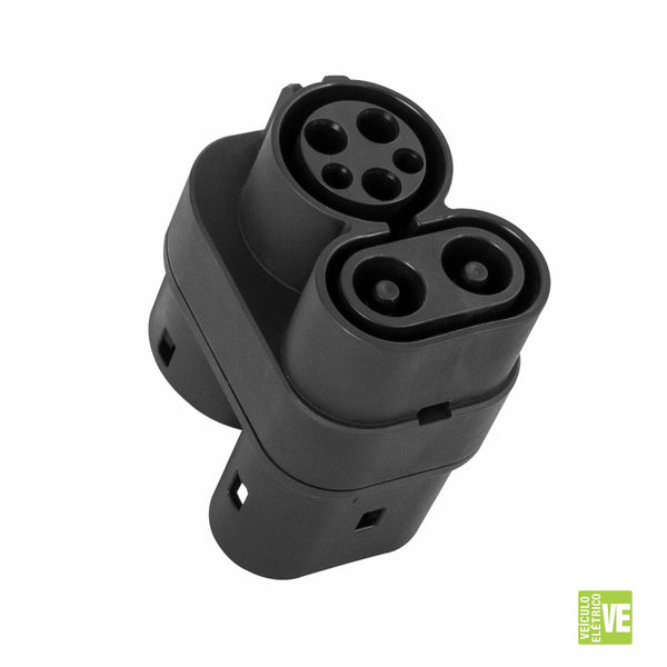 Adaptador do tipo CCS1 para o tipo CCS2 EW1043 - E - wolf - ewolf - brasil