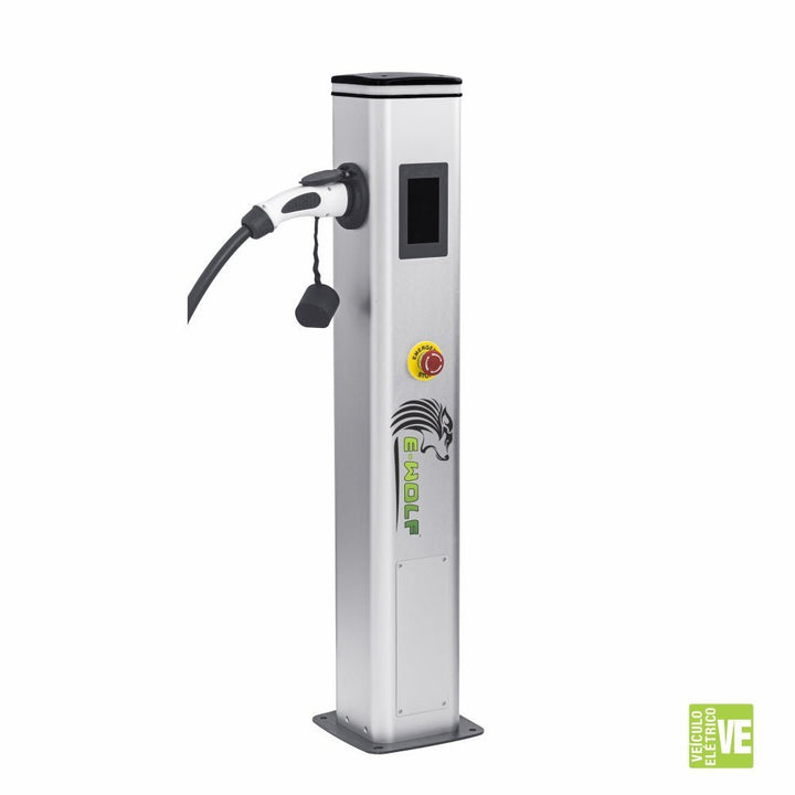 Estação de recarga com 1 conector tipo 2 EW1028 - E - wolf