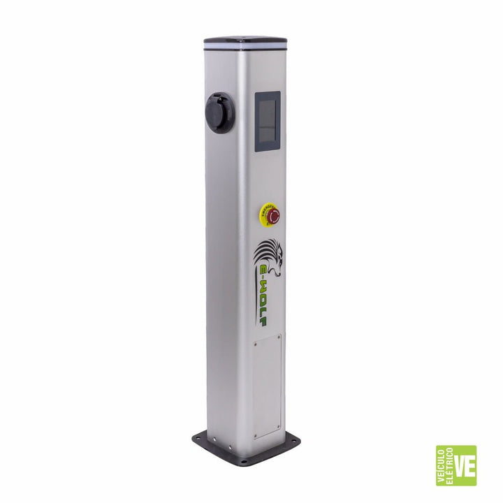 Estação de recarga com 2 conectores tipo 2 EW1044 - E - wolf - ewolf - brasil