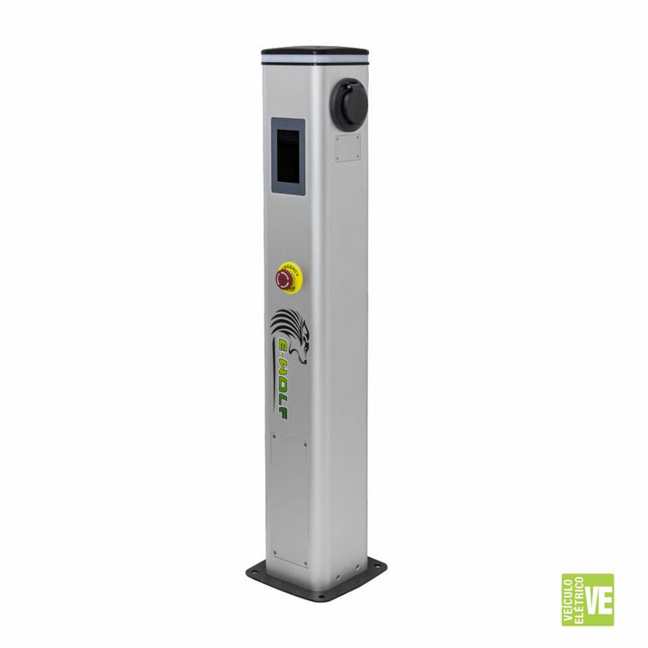 Estação de recarga com 2 conectores tipo 2 EW1044 - E - wolf - ewolf - brasil