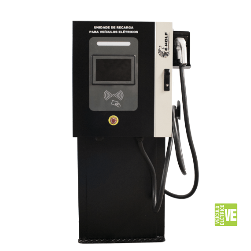 Estação de recarga rápida com 1 conector CCS2 EW1051 - E - wolf - ewolf - brasil