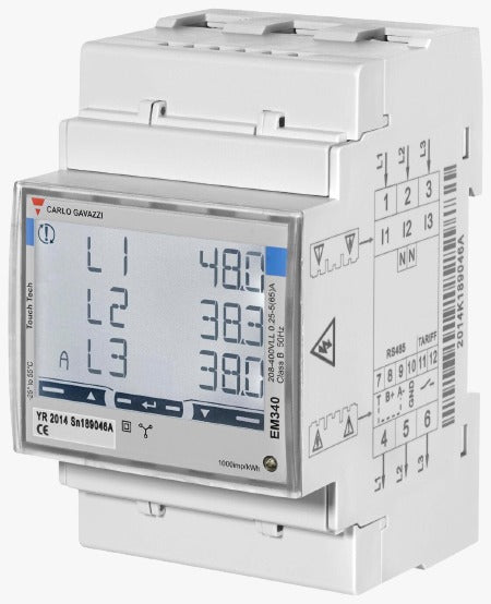 Medidor de energia trifásico para Wallbox EW1083 - E - wolf - ewolf - brasil