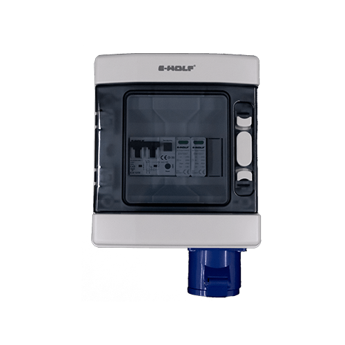 Quadro de proteção 7,2KW com tomada industrial EW1066 - E - wolf - ewolf - brasil