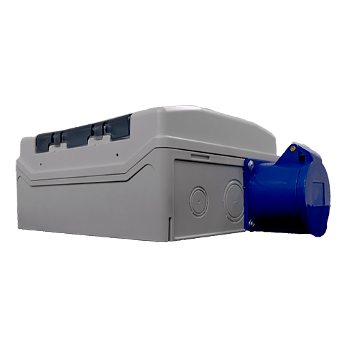 Quadro de proteção 7,2KW com tomada industrial EW1066 - E - wolf - ewolf - brasil